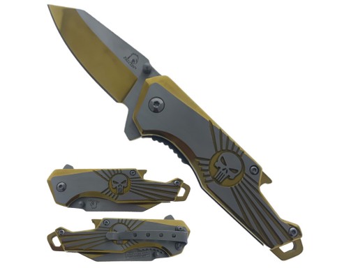 Falcon 6.75" Spring Assisted Pocket Knife KS3763GD